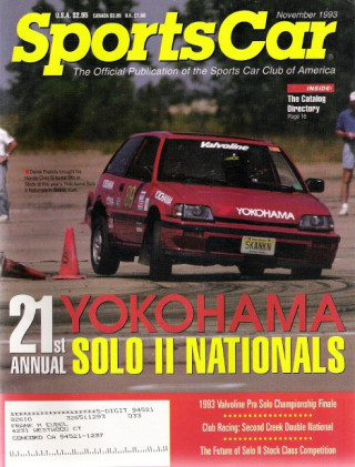 SPORTS CAR 1993 NOV - DEREL FRAMCOS HONDA CIVIC SI, YOKOHAMA